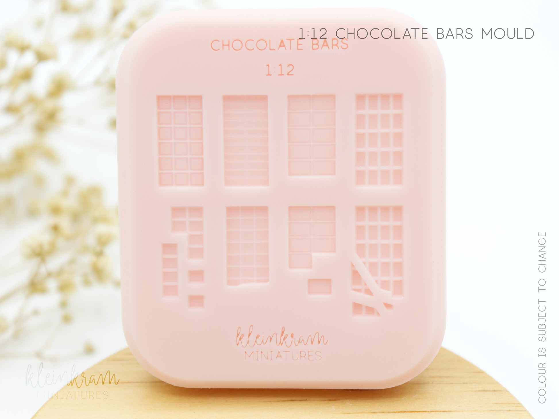 Silicone Mould for 1:12 Miniature Chocolate Bars
