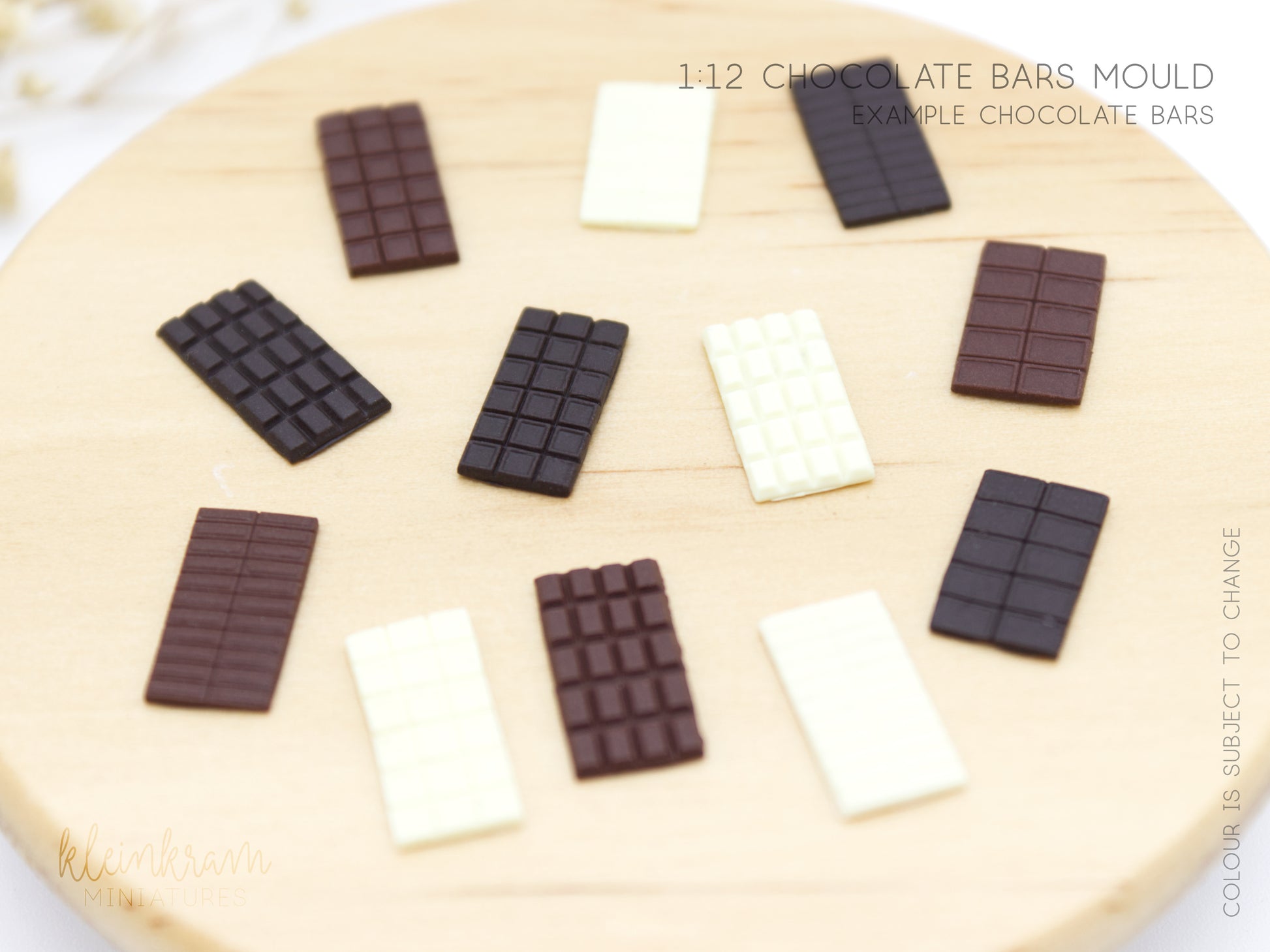 1:12 Miniature Chocolate Bars