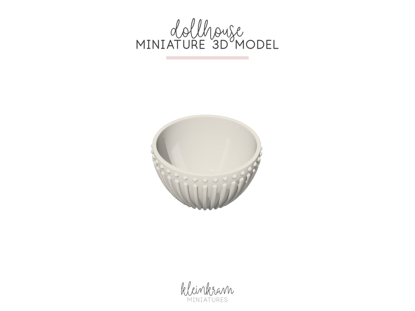 Schüssel — 3D Modell