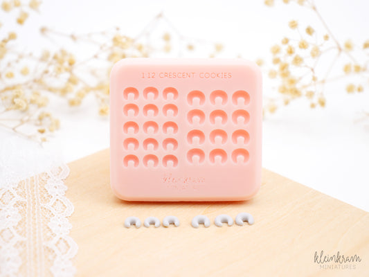 Vanillekipferl — 1:12 Silikonform