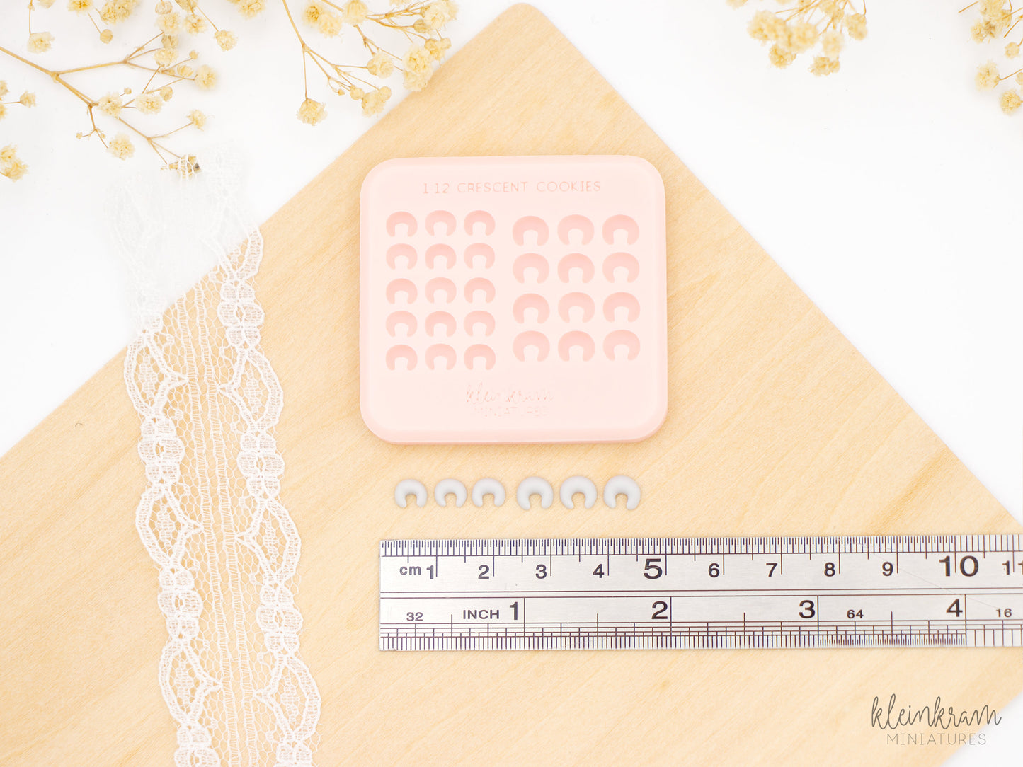 Vanillekipferl — 1:12 Silikonform