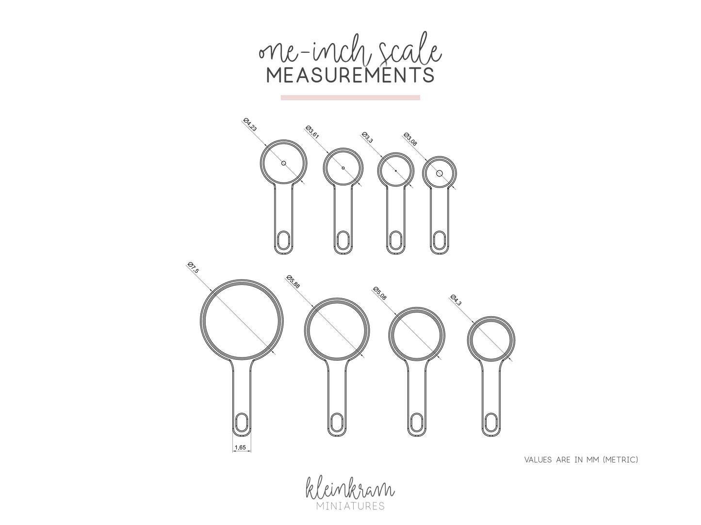 Measuring Cups & Spoons — 3D Model