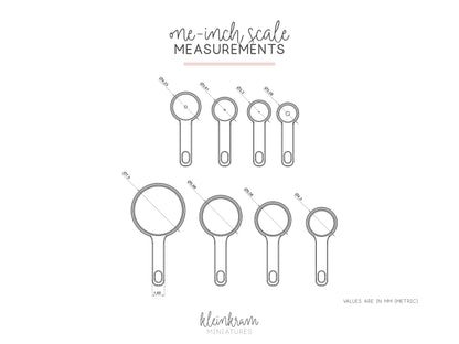 Measuring Cups & Spoons — 3D Model
