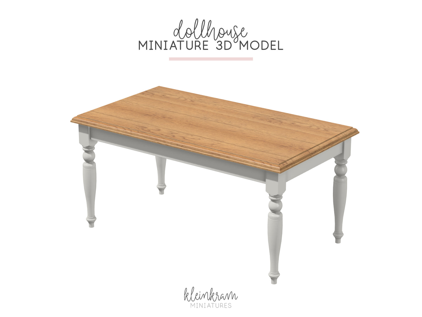 Esstisch — 3D Modell