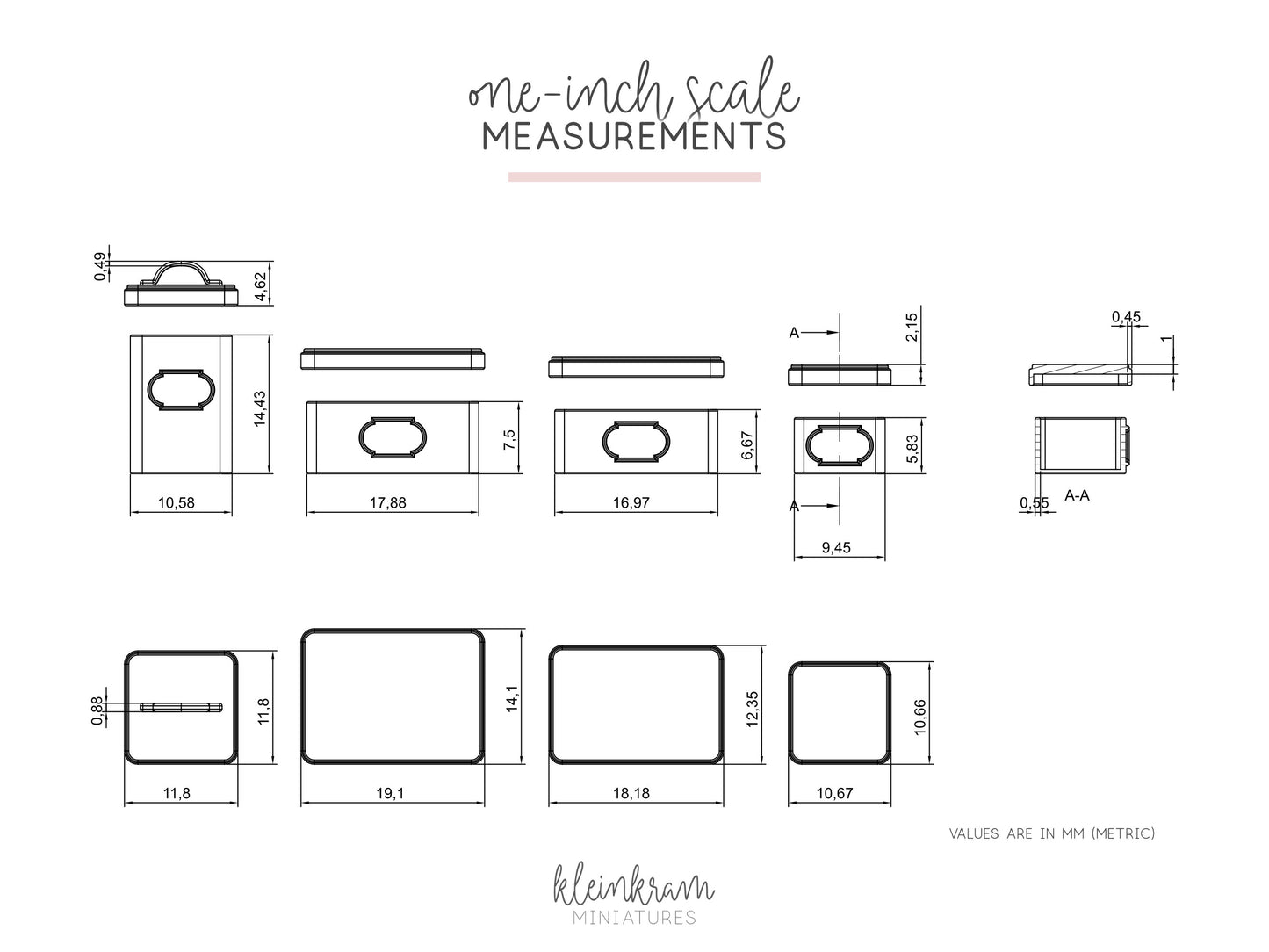 Küchenbehälter "rechteckig" — 3D Modell