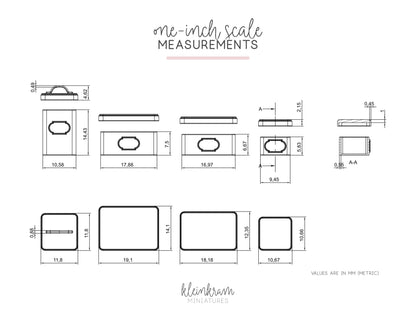 Küchenbehälter "rechteckig" — 3D Modell