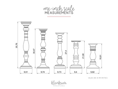 Candlesticks, Candleholder "Lieselotte" — 3D Model