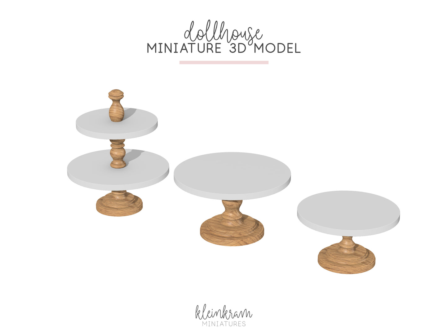 Tortenständer & Etagere — 3D Modell