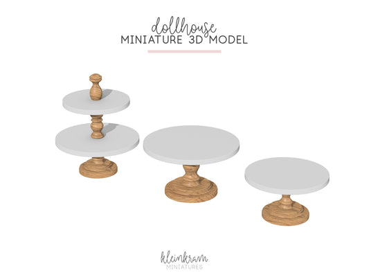 Tortenständer & Etagere — 3D Modell