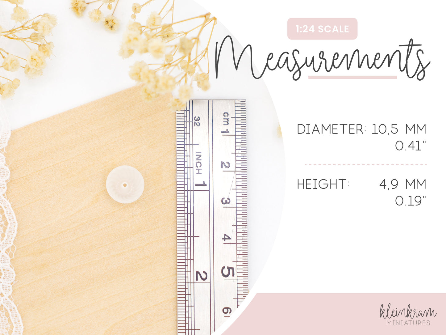 Gugelhupfform — 1:24 Miniatur