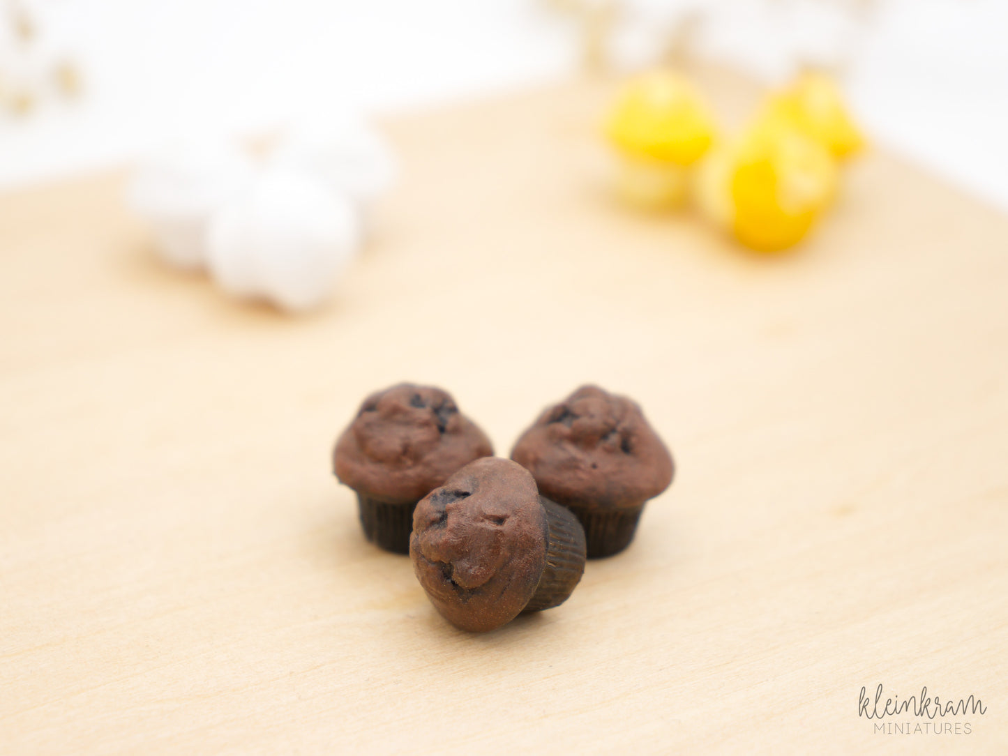 Muffins — Set of 3 — 1:6 Miniature