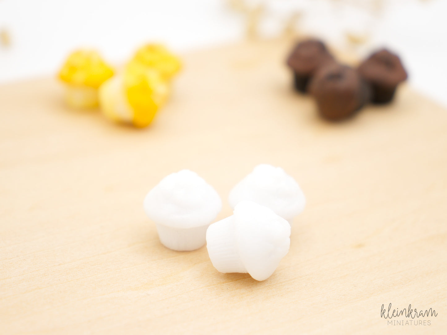 Muffins — Set of 3 — 1:6 Miniature