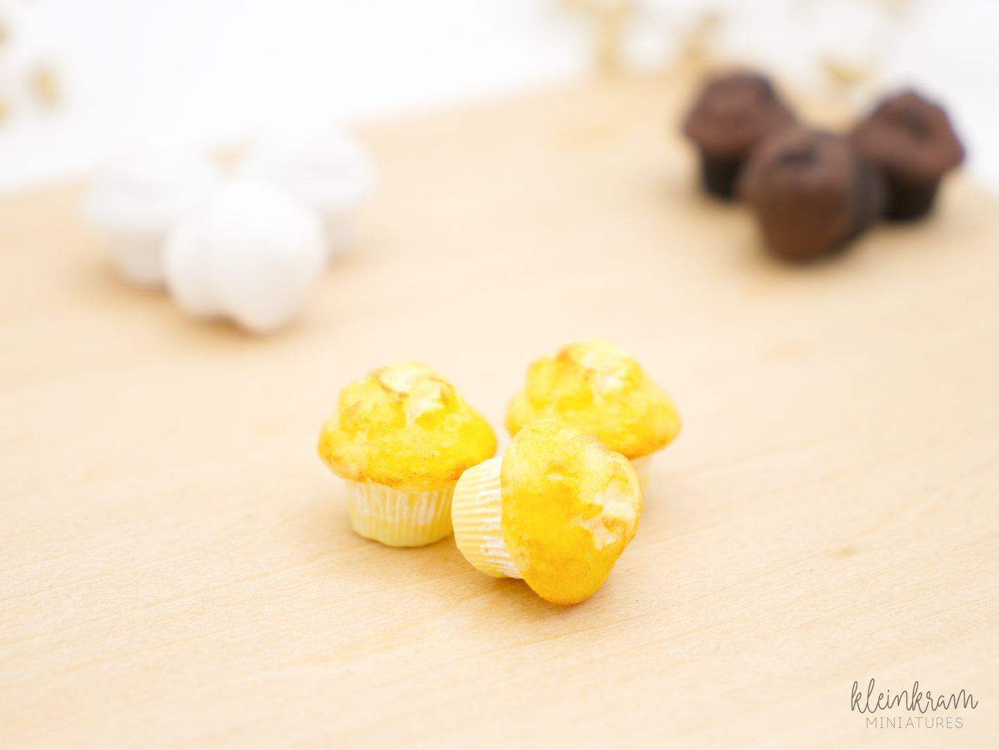 Muffins — Set of 3 — 1:6 Miniature