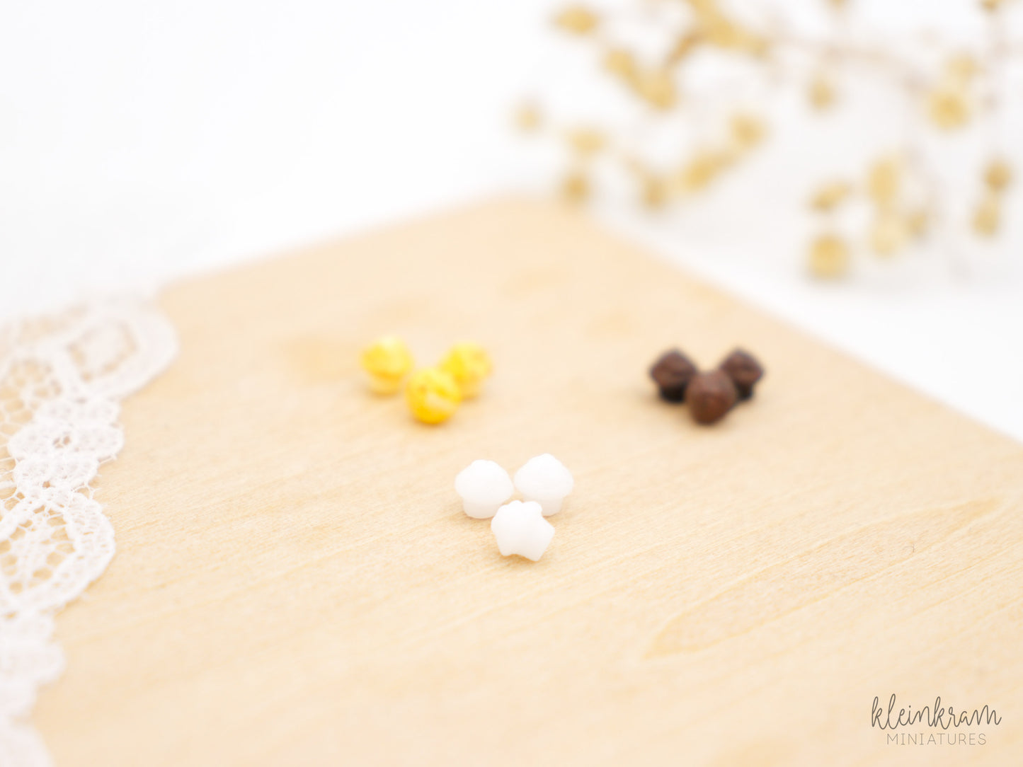 Muffins — Set of 3 — 1:24 Miniature