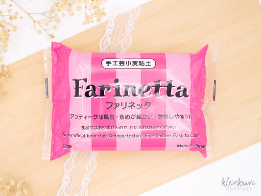 Farinetta – japanische lufttrocknende Modelliermasse mit Weizenmehl