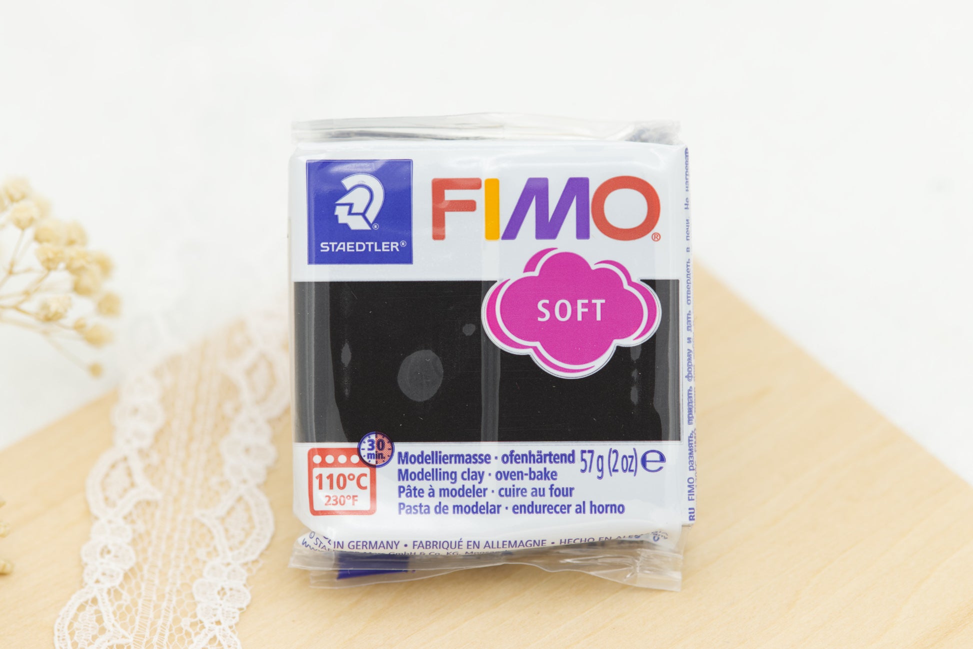 Fimo soft black front package
