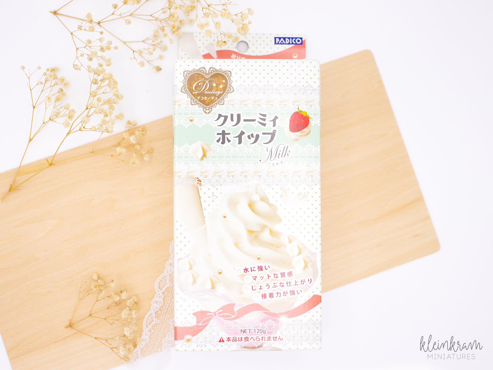 PADICO Creamy Whip Milk – lufttrocknende Dekorationscreme aus Japan