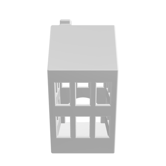 3D Model of Deco House for dollhouses