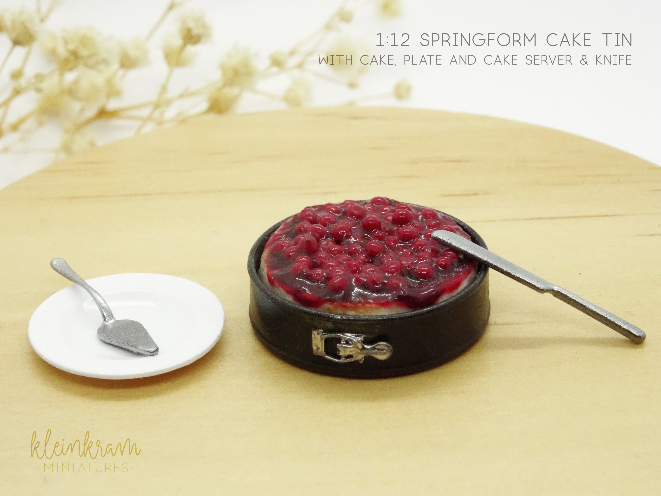 Springform Cake Tin - 1/12 Miniature