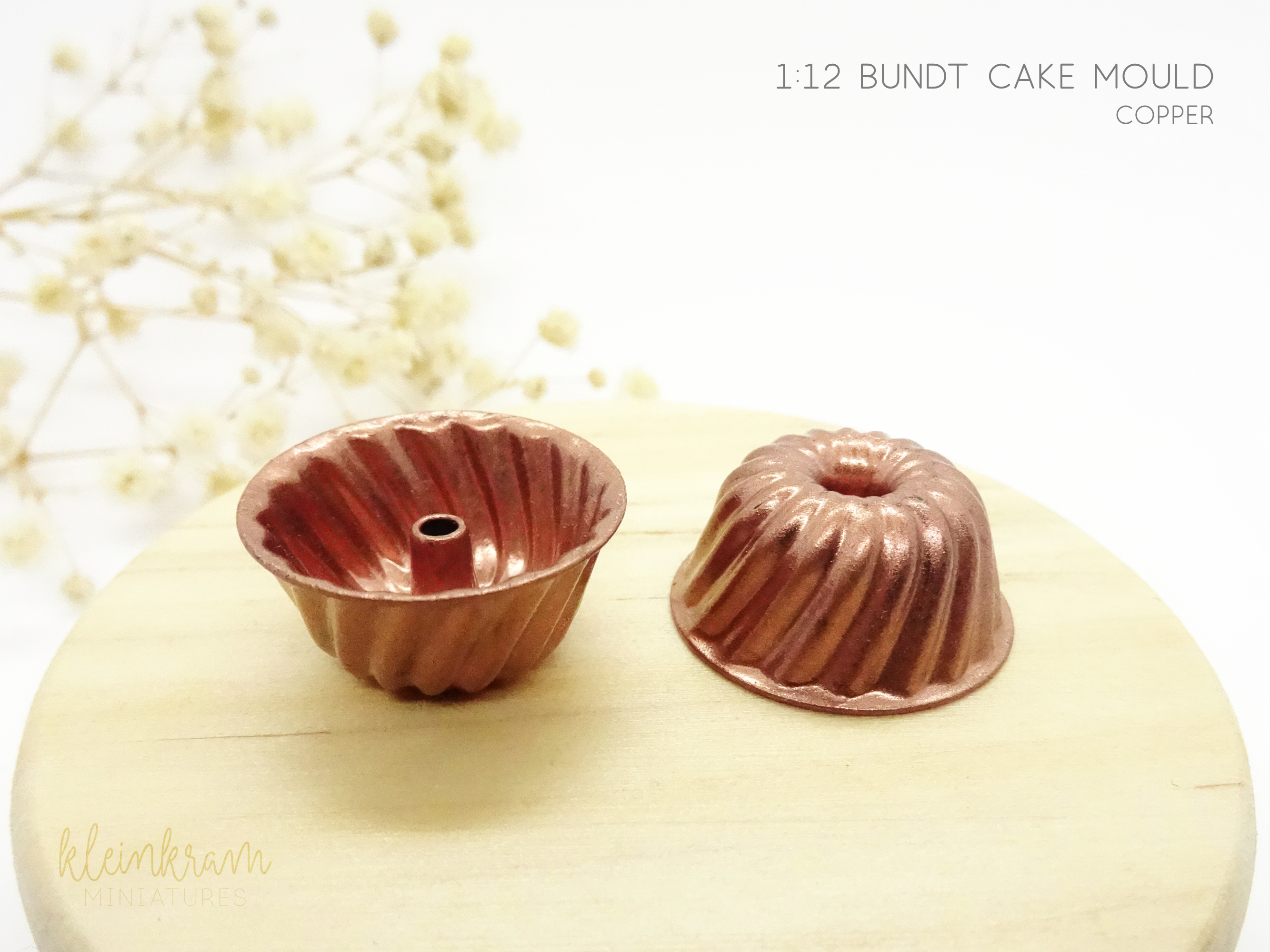 Baking Mould Bundt Cake - 1/12 Miniature