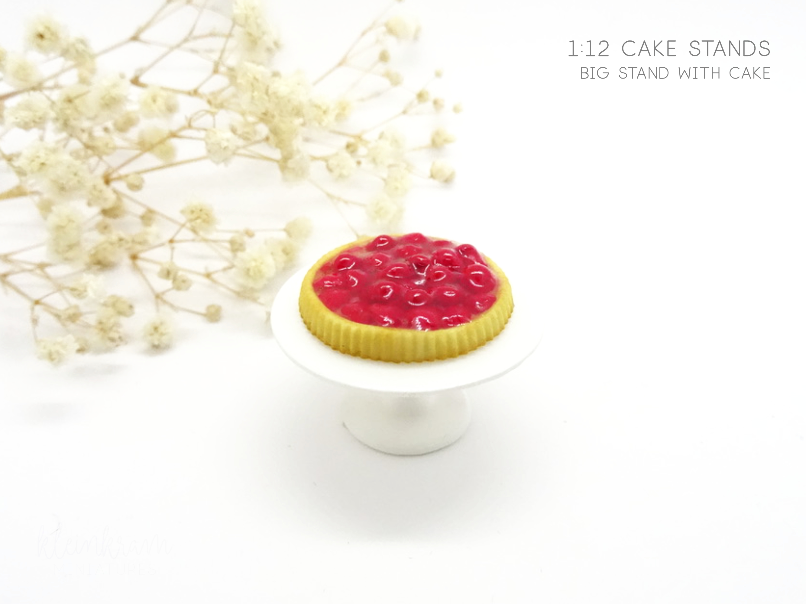 Cake Stands - Set of 2 - 1/12 Miniature