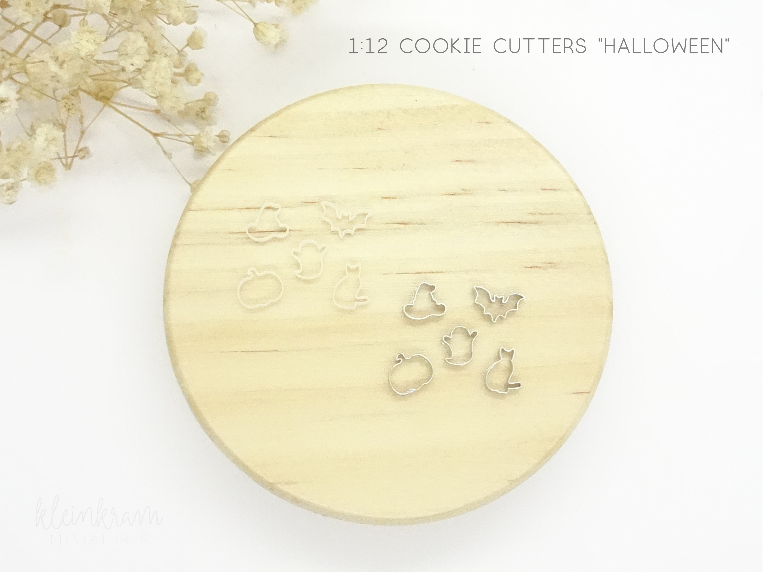 Cookie Cutters "Halloween" - Set of 5 - 1/12 Miniatures