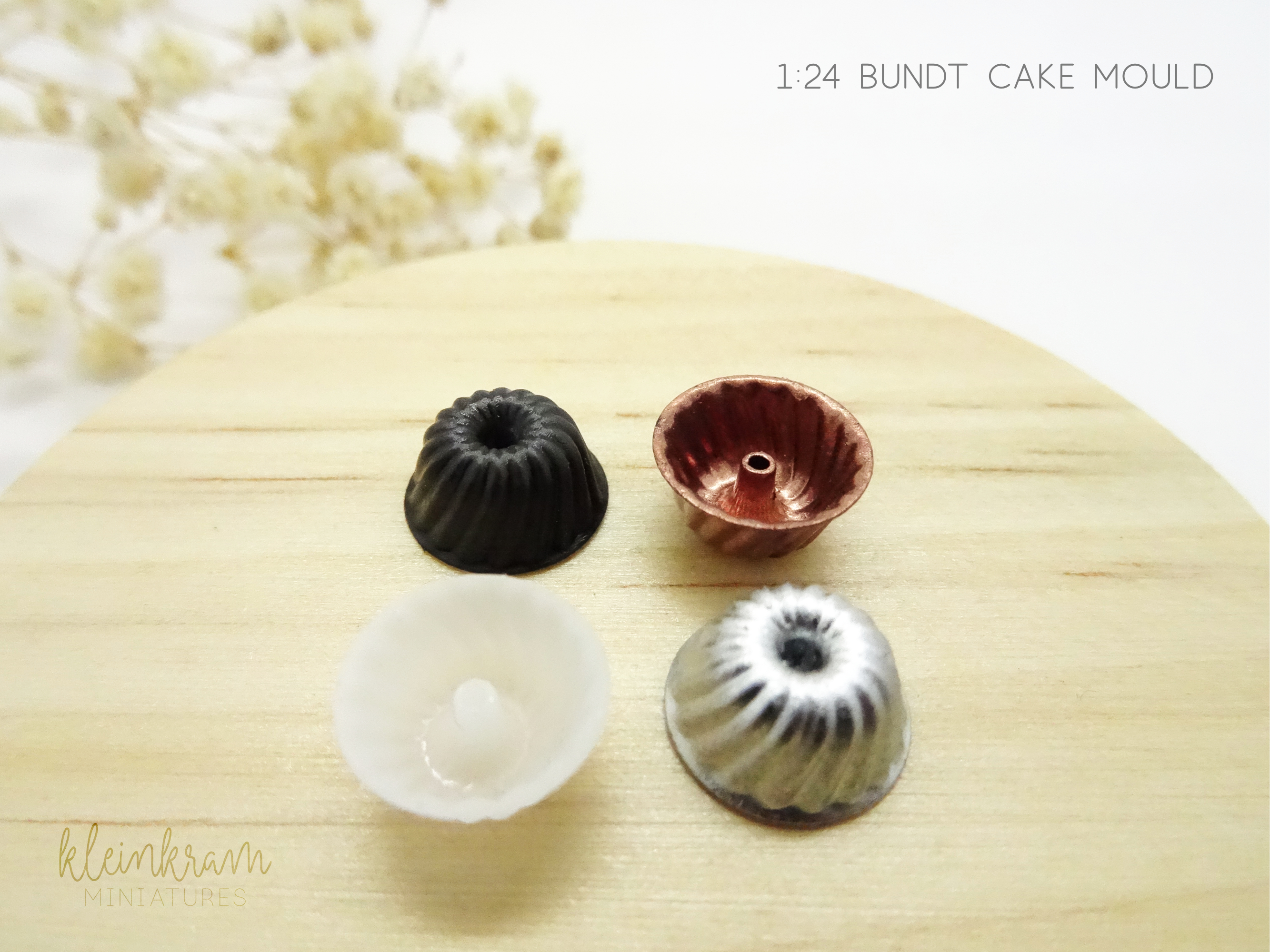 Baking Mould Bundt Cake - 1/24 Miniature