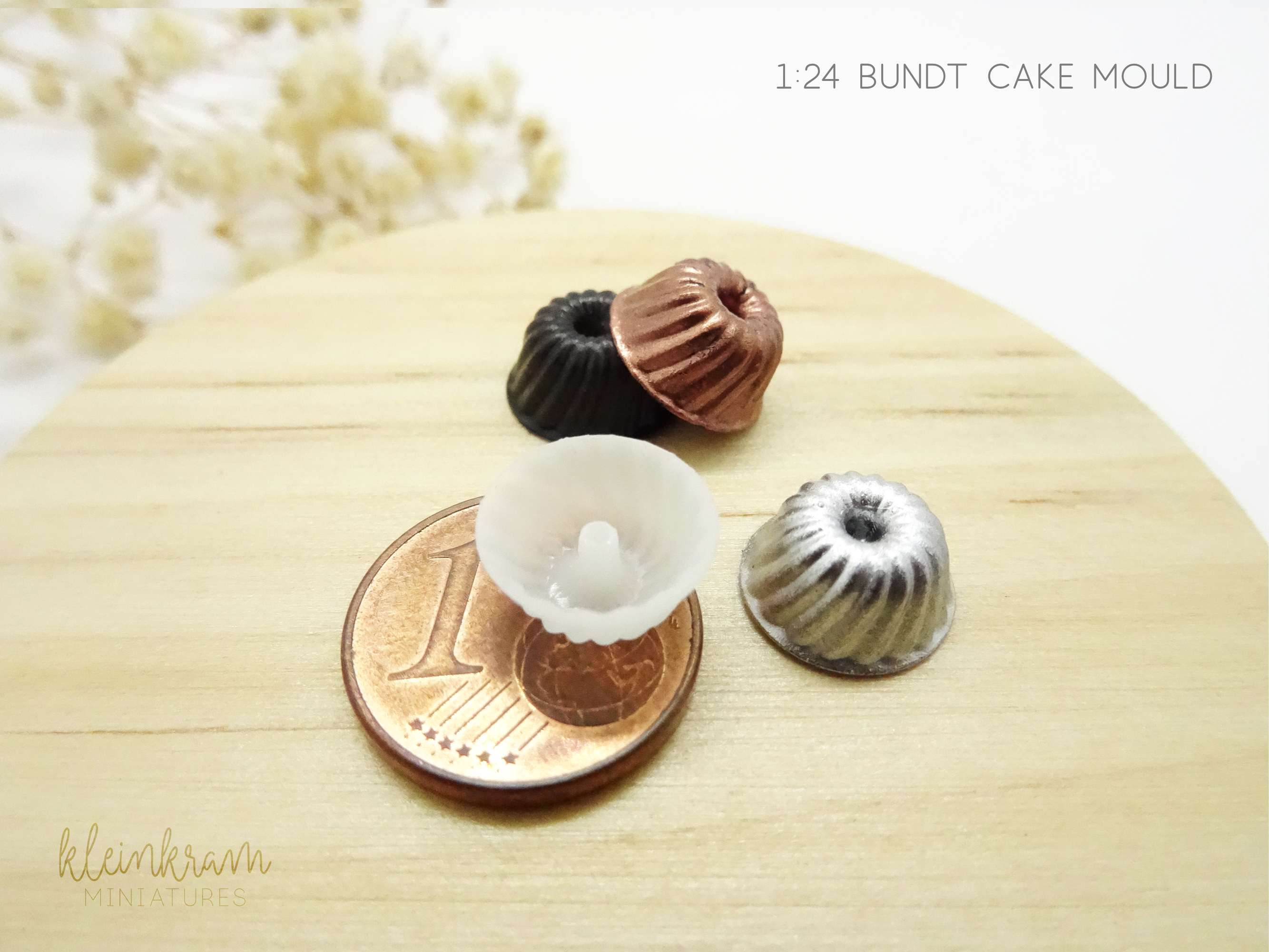 Baking Mould Bundt Cake - 1/24 Miniature