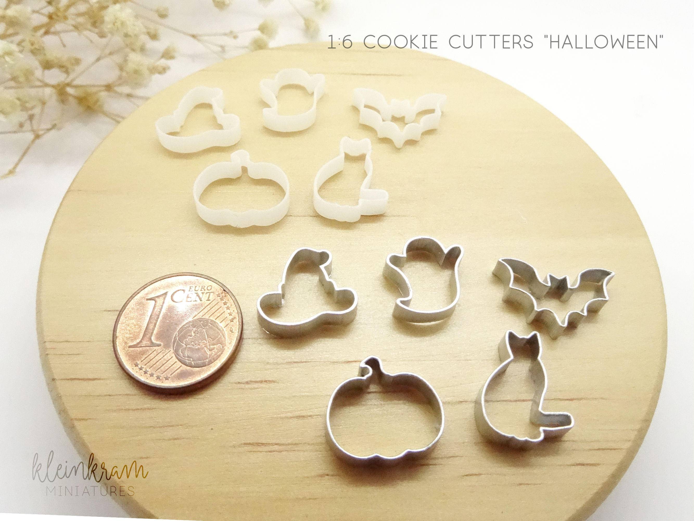 Keksausstecher "Halloween" - 5er Set - 1:6 Miniatur